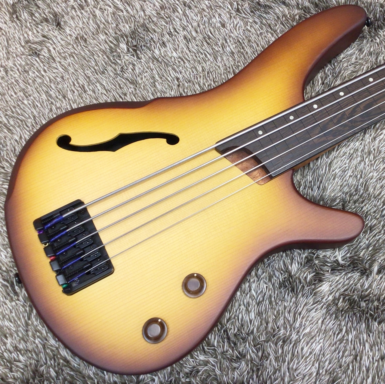 Ibanez SRH-505F フレットレス ピエゾ 5弦 Ibanez SRH505F-NNF(Natural Browned Burst Flat)【フレットレス