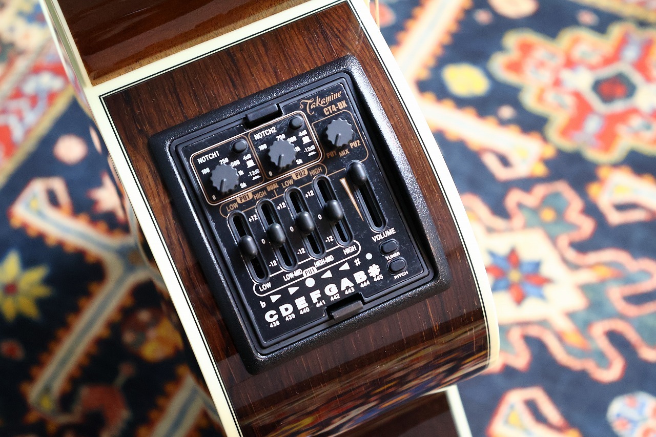 Takamine 【限定6本・ハカランダ指板】銘木 -匠 TAKUMI- CTM 500【送料