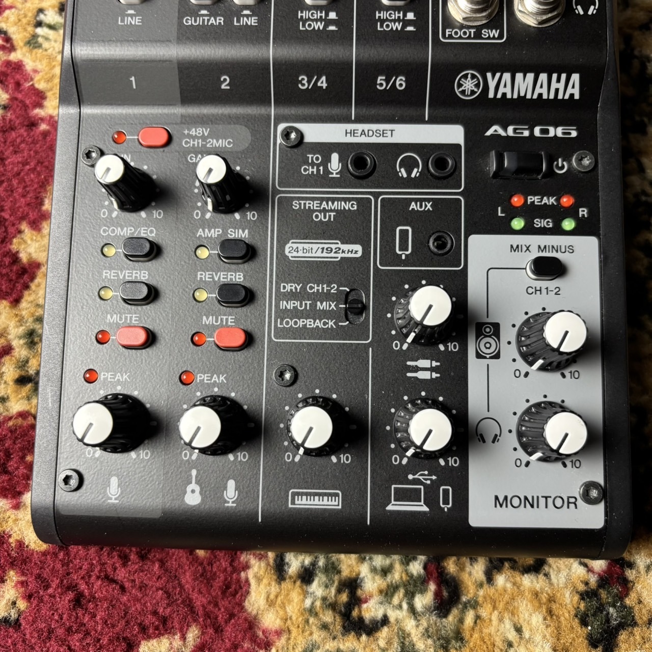 YAMAHA AG06MK2（中古/送料無料）【楽器検索デジマート】