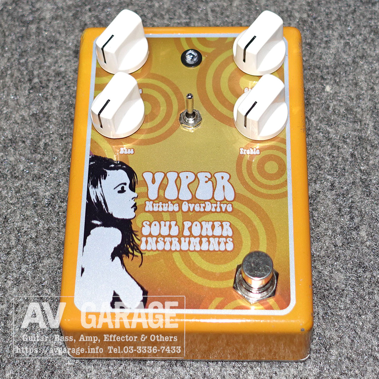 Soul Power Instruments VIPER Nutube Overdrive (Nutube inside