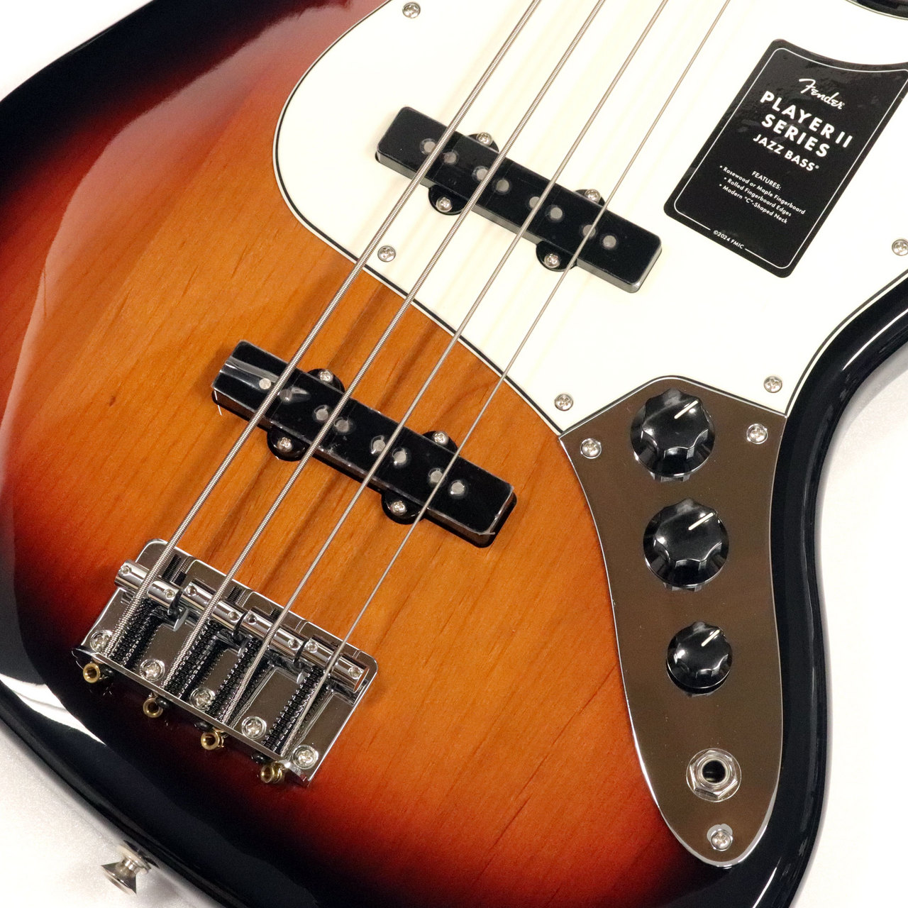 Fender Player II Jazz Bass, Rosewood Fingerboard, 3-Color