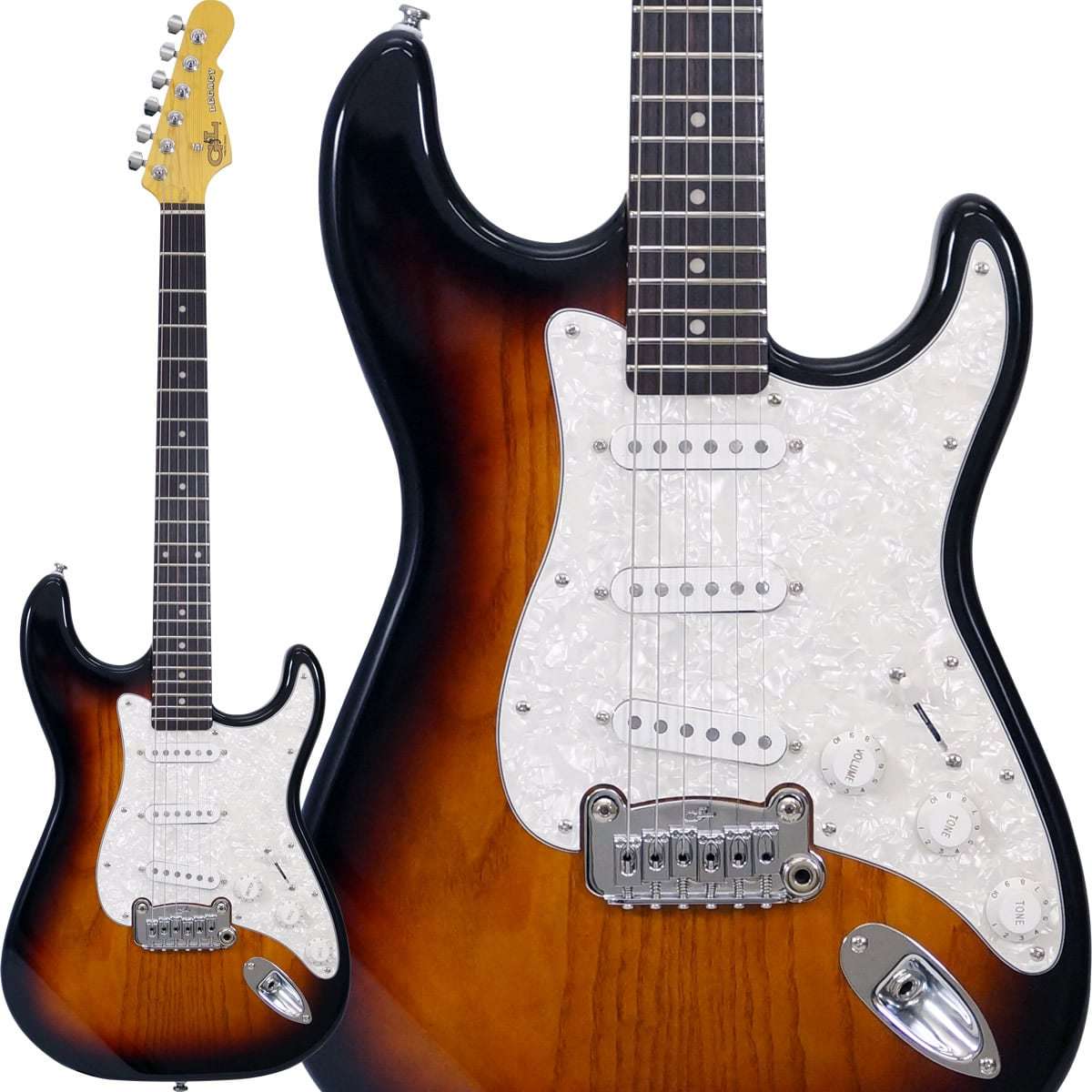 G&L Tribute Series LEGACY (3-Tone Sunburst/Rosewood
