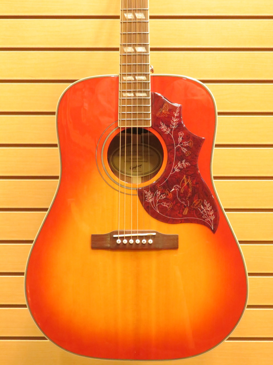 Epiphone Hummingbird Studio Faded Cherry【トップ単板】（新品
