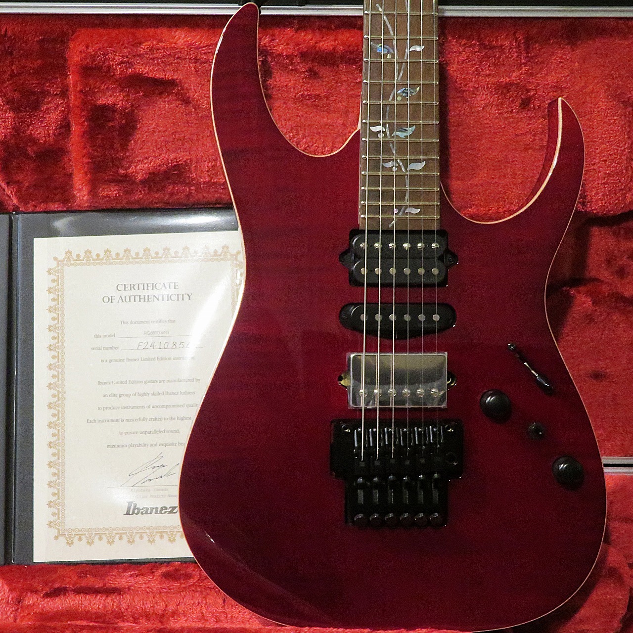 Ibanez 【待望の入荷!!】j-Custom Axe Design Lab RG8870 -Almandite