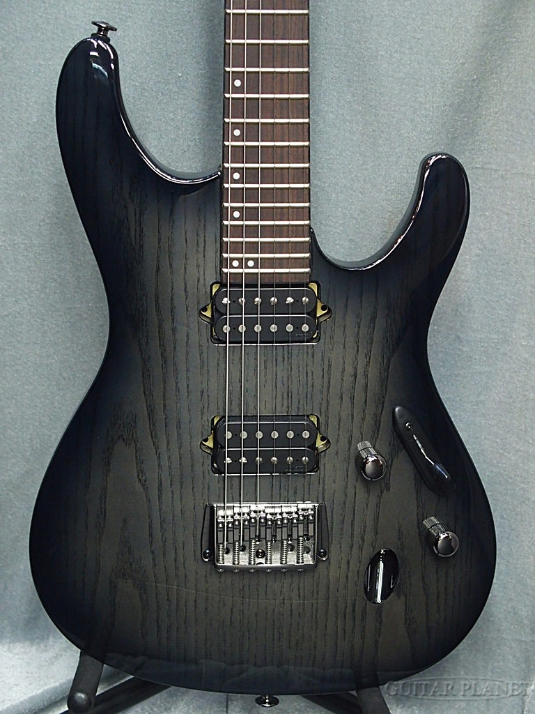 newegg7　セミパターンブラックバージョン12本セット Ibanez Prestige S6621AH -Transparent Gray Burst- 【Ash Top】【Spot