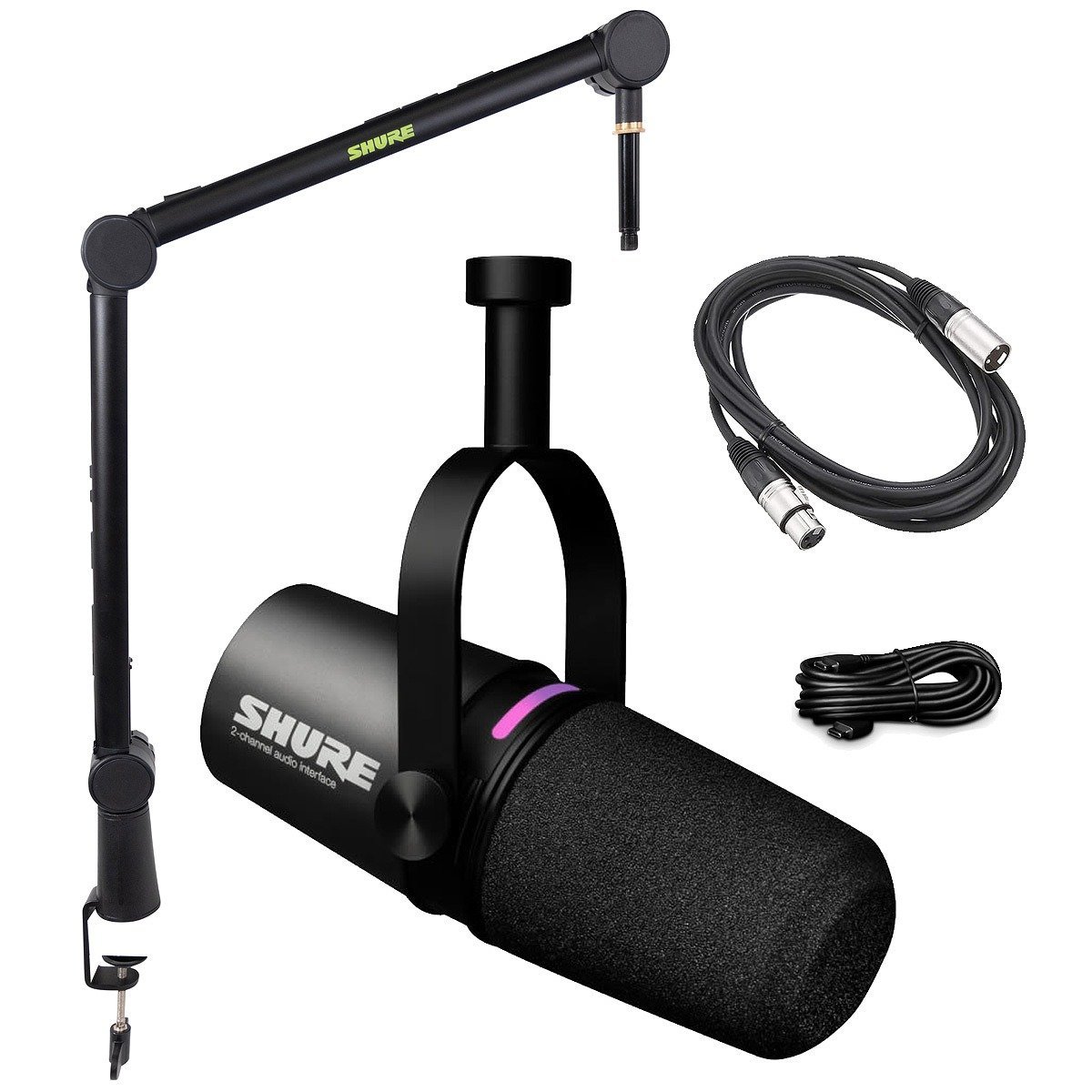 Shure MV7i-J [SH-BROADCAST1 ＆ 5mマイクケーブル セット] スマート