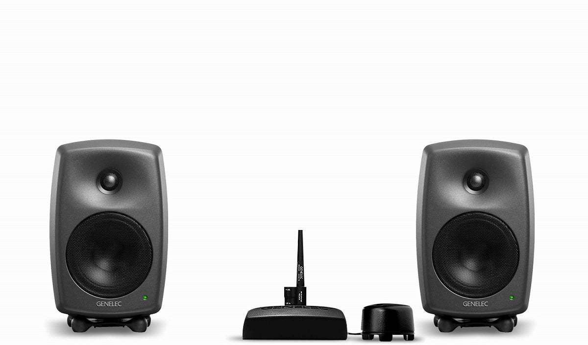 GENELEC 8330APペアGLM KIT元箱付き GENELEC 8330AP GLM Studio モニタースピーカー・バンドルセット（新品
