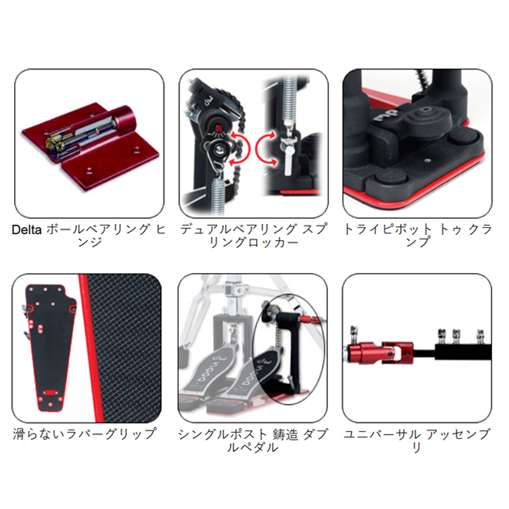 dw DWCP5002TD4 [ 5000 Series Double Bass Pedal / ACCELERATOR