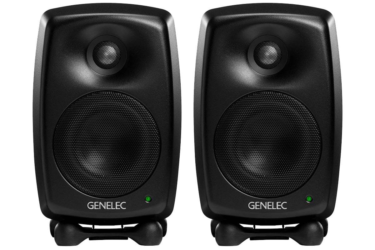 数量限定特価] GENELEC 8020DPM (ダークグレー) スタンドセット