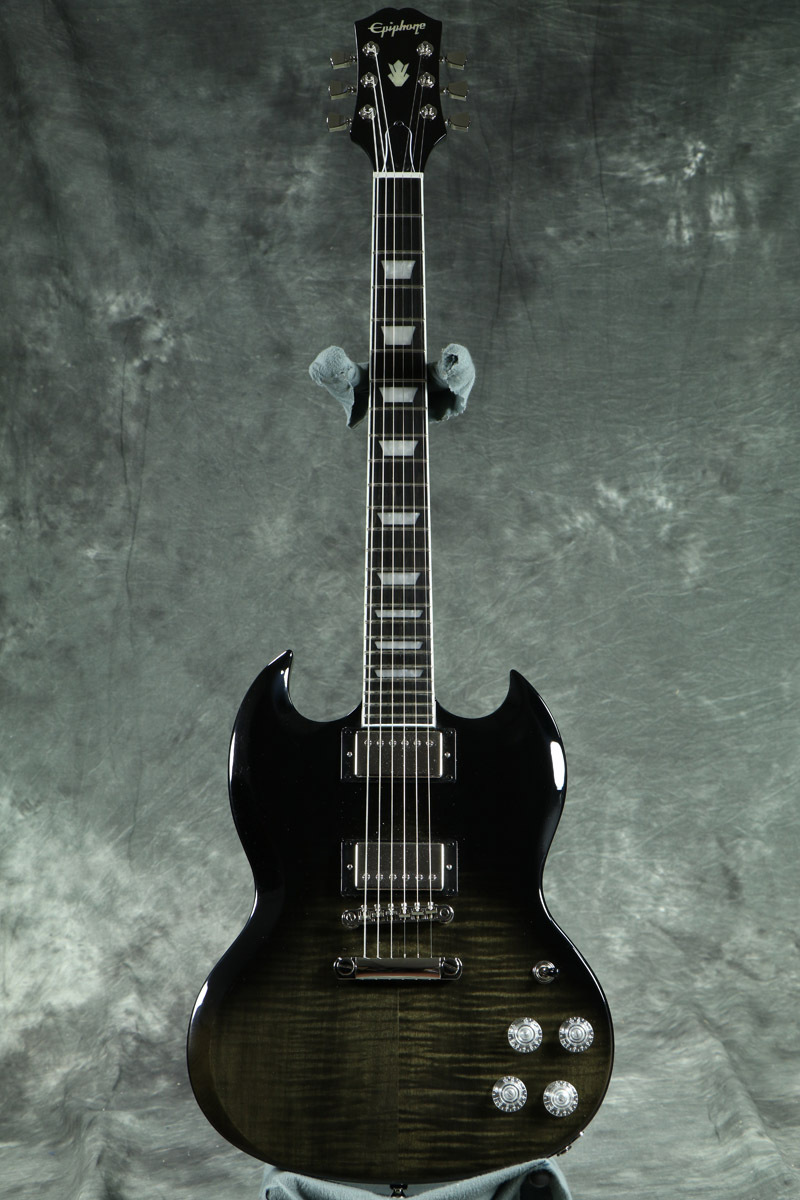 Epiphone Inspired by Gibson SG Modern Figured Trans Black