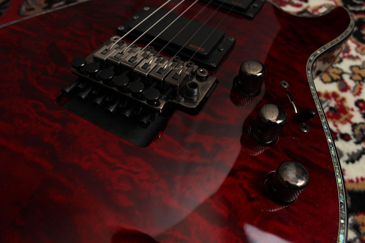 SCHECTER HELLRAISER C-1 FR Black Cherry DIAMOND SERIES（中古/送料