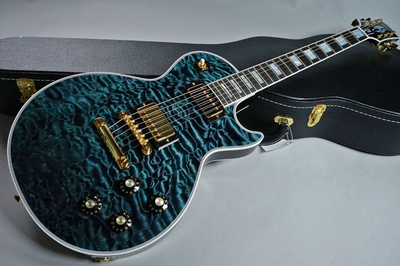 ギター Gibson Les Paul Custom Nordic Blue 3A Gibson Les Paul Custom Nordic Blue 3A