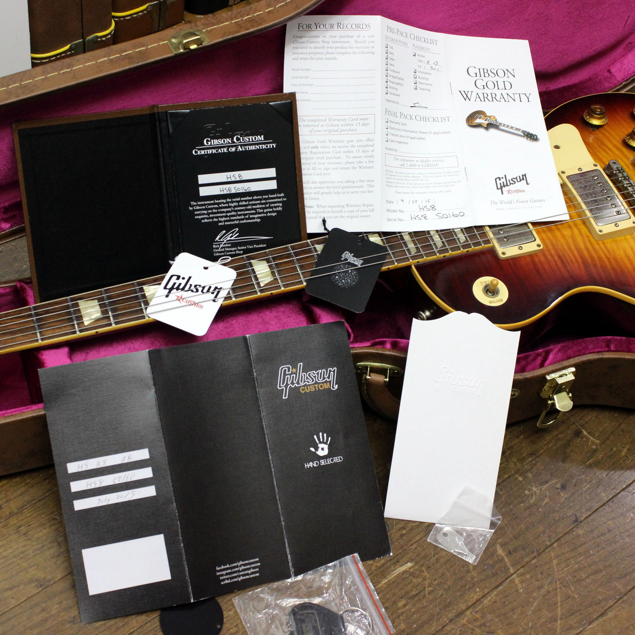Gibson Custom Shop Historic Select ハンドセレクト 1958 Les Paul Standard ...