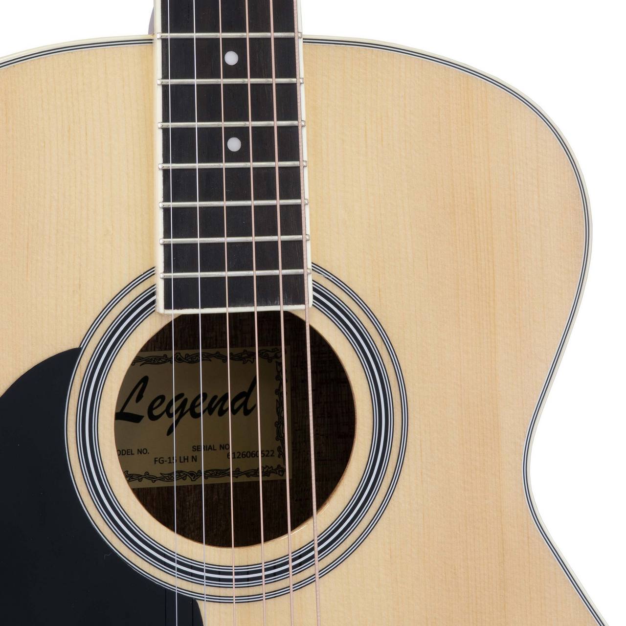 LEGEND FG-15 LH アコースティックギター初心者12点セット VS