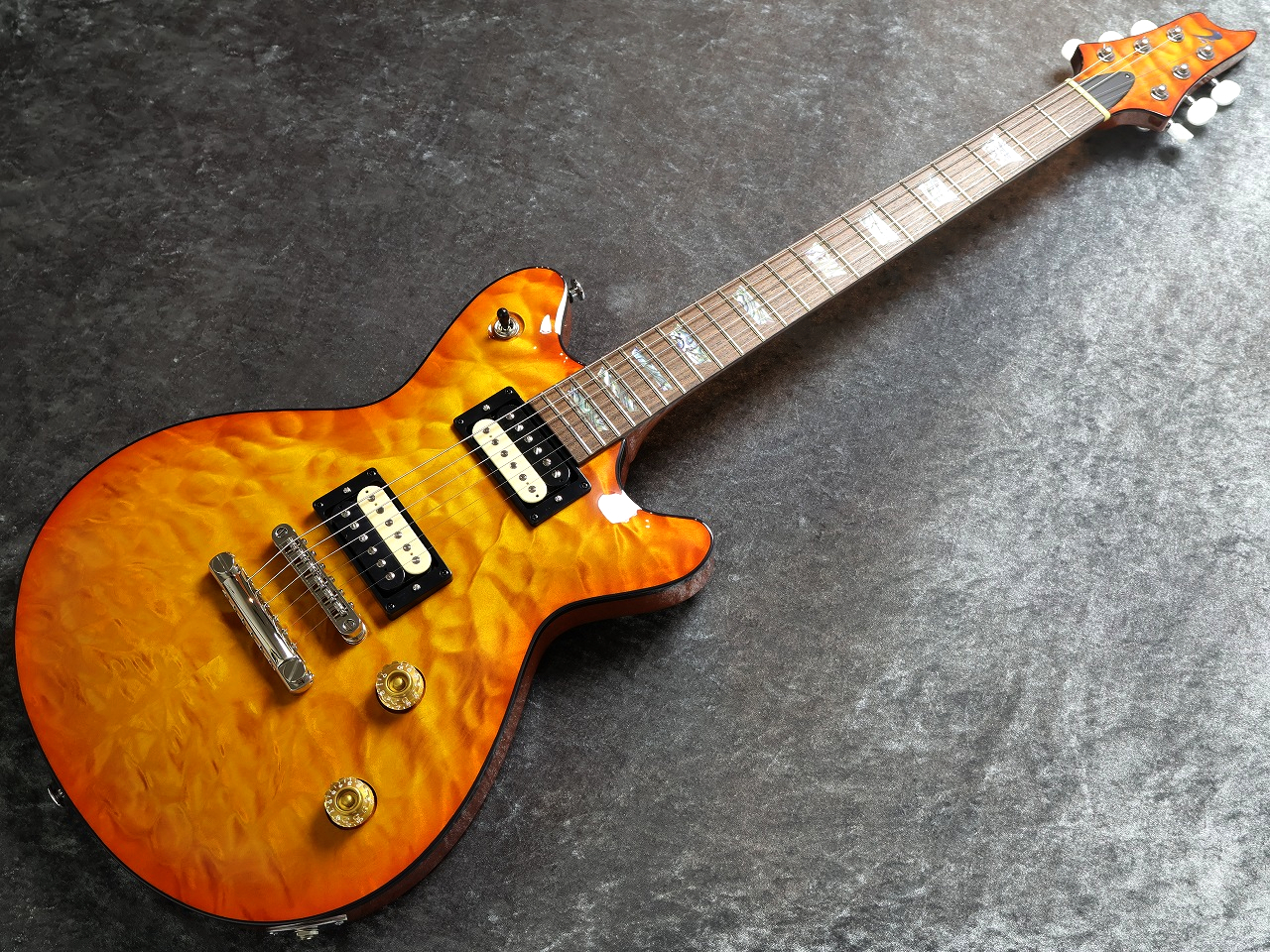 T's Guitars Custom Order Arc-Standard 22 5A Ouilt TM Burst