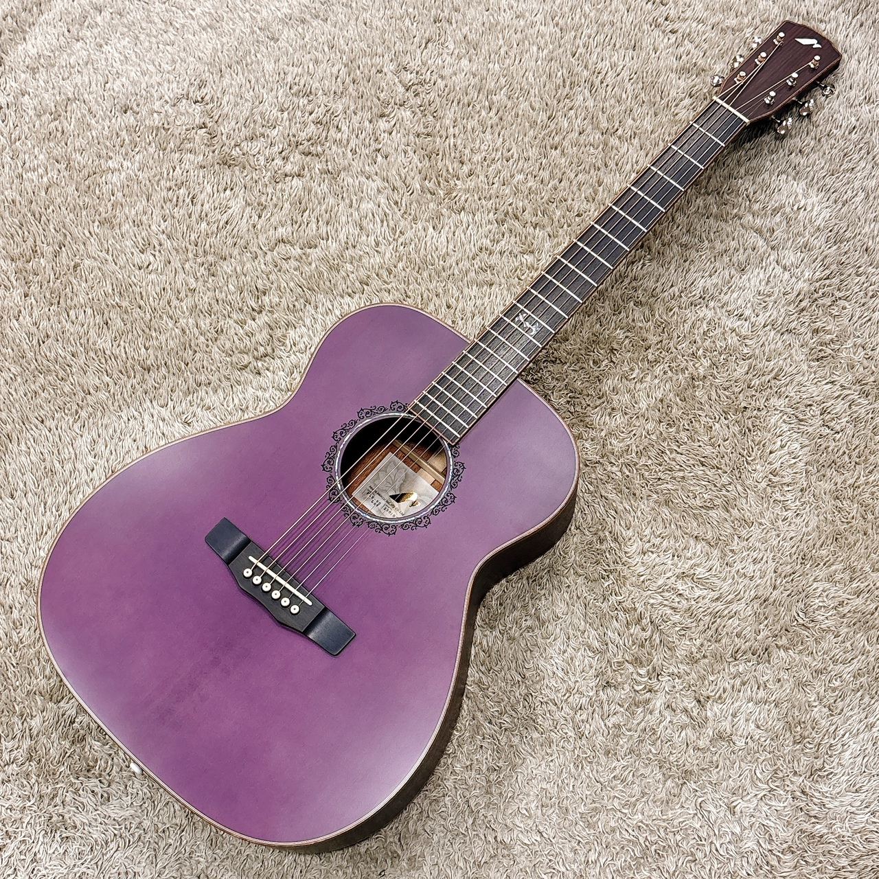 Bill Lawrence パープル色 GOTOHペグ アーム付 新品弦張替済 Morris FLB-80 LAV (lavender) -Handmade Premium Series-【新春フェア