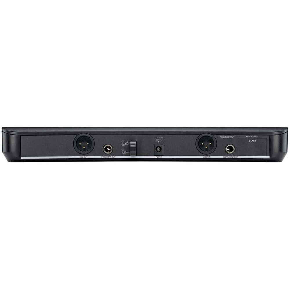 SHURE BLX288J/SM58-JBワイヤレスマイクセット SHURE ワイヤレスマイク2本セット BLX288J/SM58-JB : 楽器のこと
