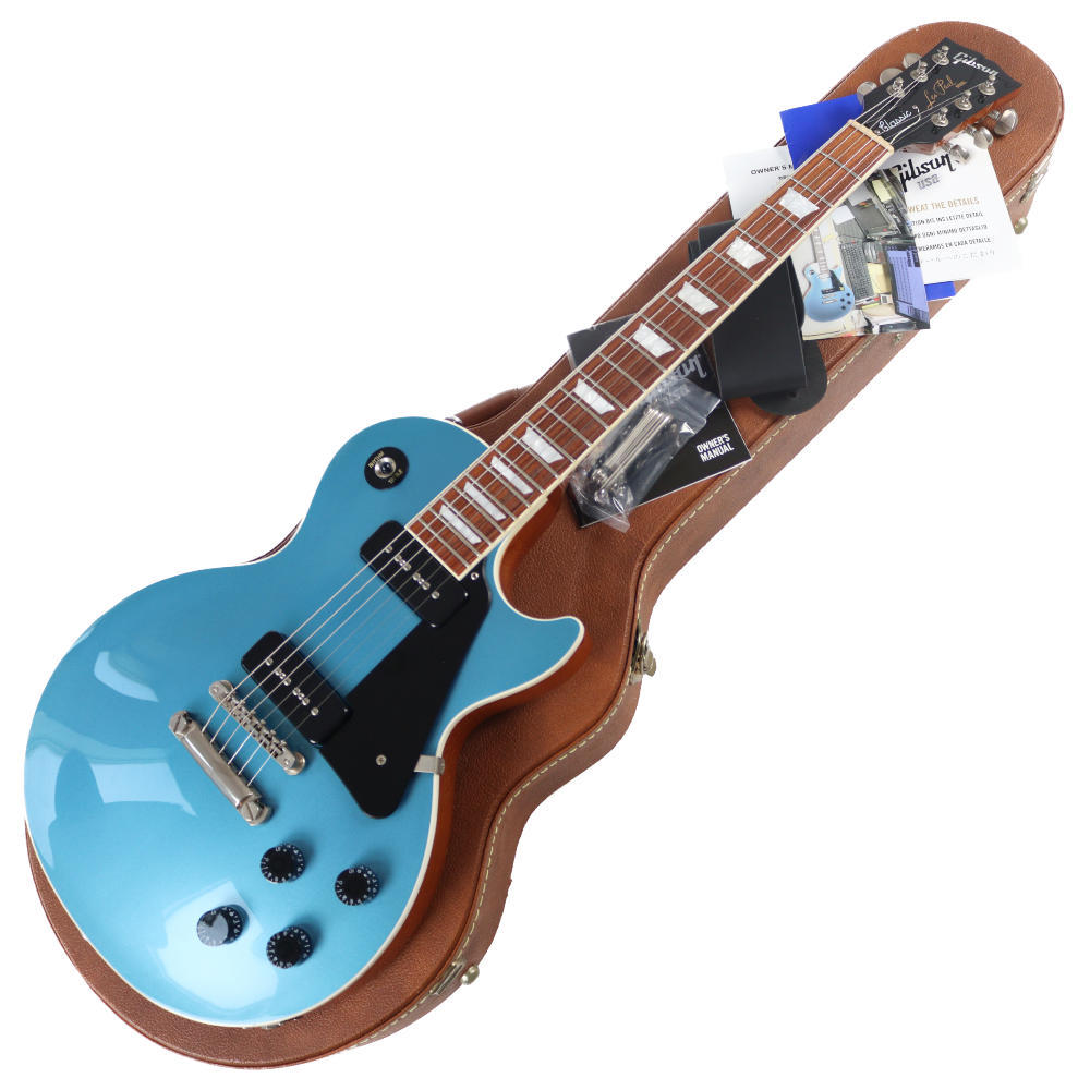 ギター GibsonLesPaulClassiPremiumPlus TransBlue Gibson Custom Shop Les Paul Custom Figured Made 2 Measure