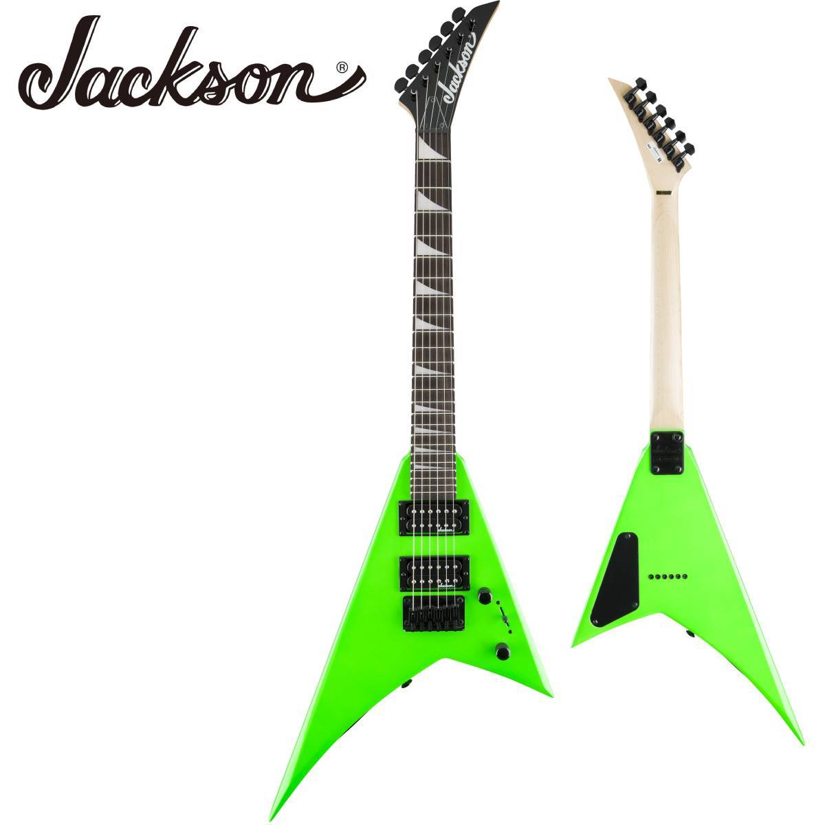 Jackson JS Series RR Minion JS1X -Neon Green-《ミニギター 》【Webショップ限定】（新品/送料無料）【楽器検索デジマート】