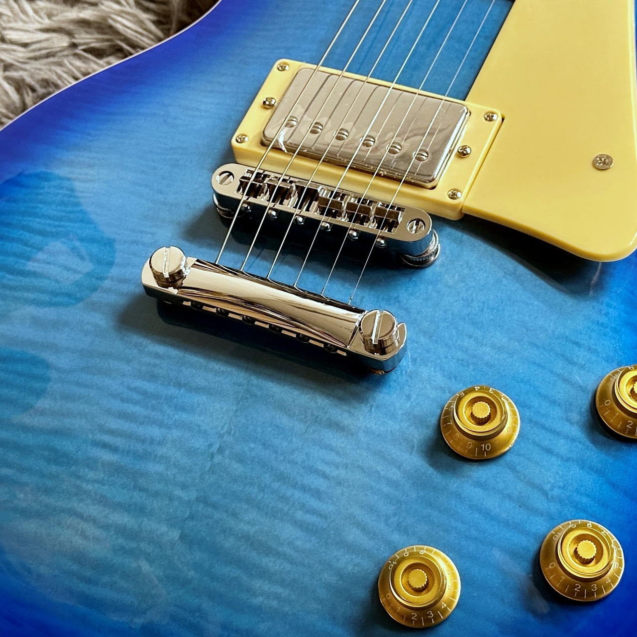 BLITZ by ARIA BLP-450 SBL (See-through Blue)【レスポール