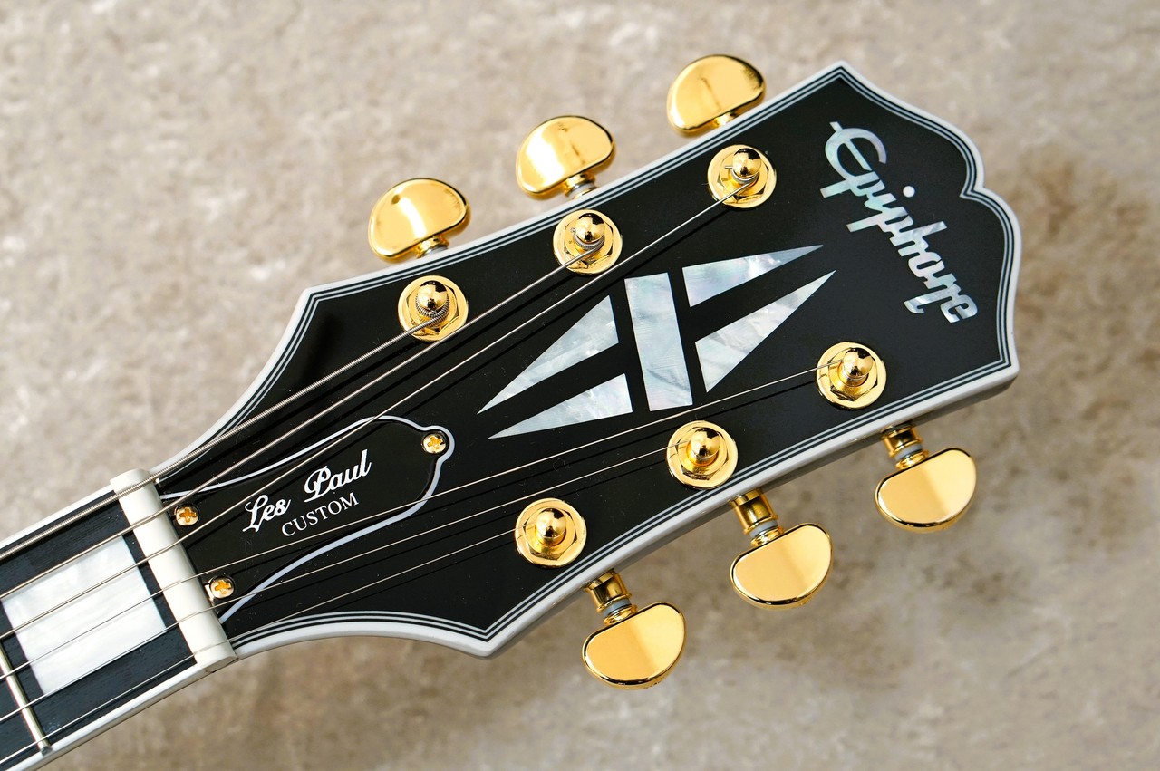 Epiphone Inspired by Gibson Les Paul Custom -Ebony- 【送料無料 