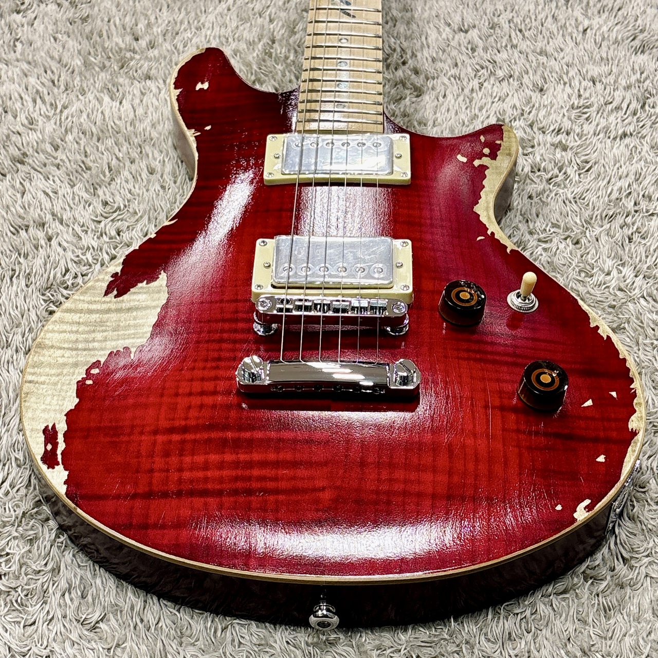 BanG Dream! POTBELLY FM Rana / Distressed See Thru Wine Red