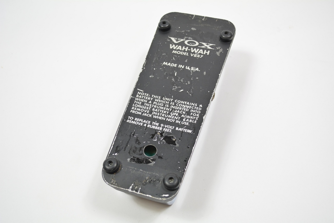 VOX ワウペダル V847 MADE IN USA製 生産終了品 VOX V847 Made in USA（中古）【楽器検索デジマート】