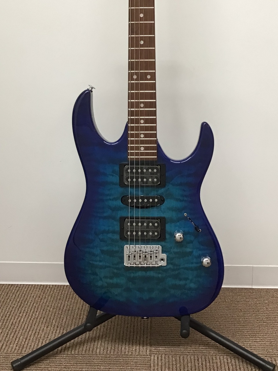 Ibanez GRX70QA / Transparent Blue Burst【ブラックフライデー