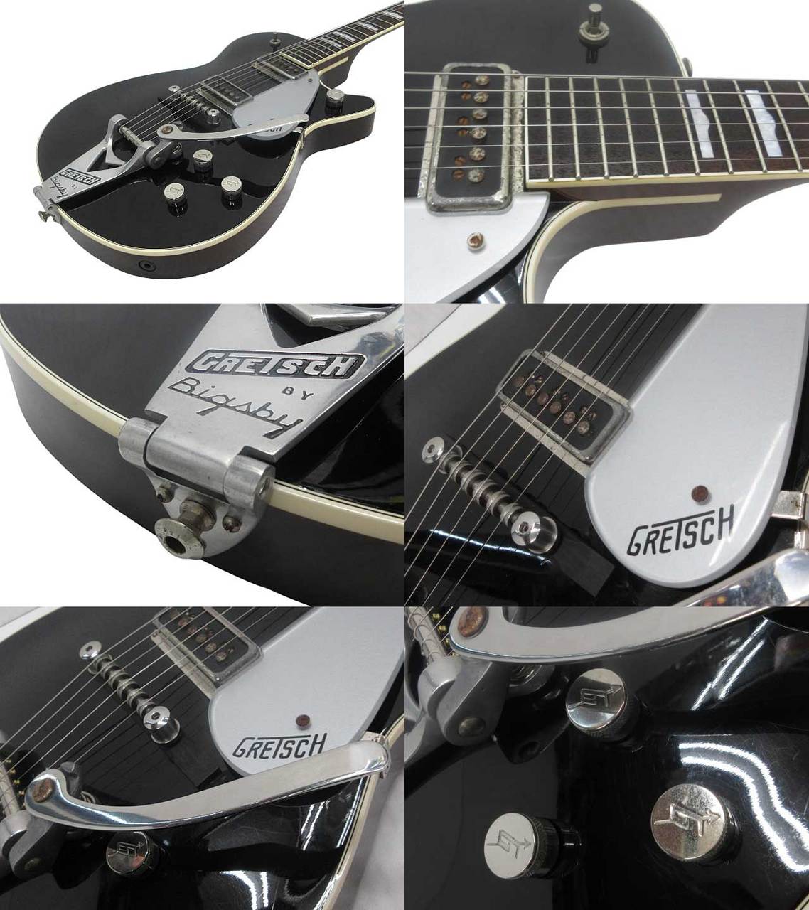 Gretsch 6128-57 Duo Jet-1957 Bigsby & DynaSonic Pus Pre