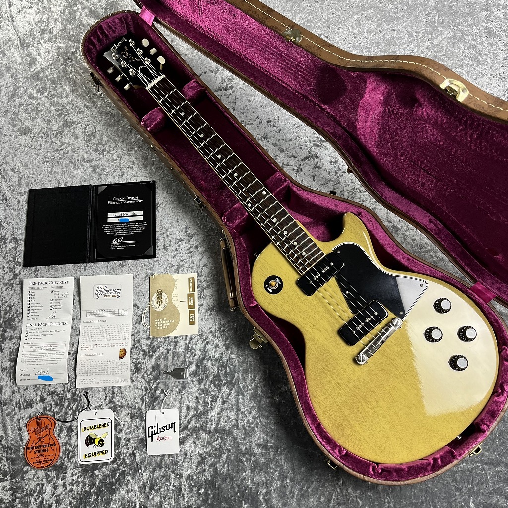 Gibson Custom Shop 【美しい杢目と鳴り!】1960 Les Paul Special Single Cut Gloss TV  Yellow 3.63kg 2012年製（中古）【楽器検索デジマート】