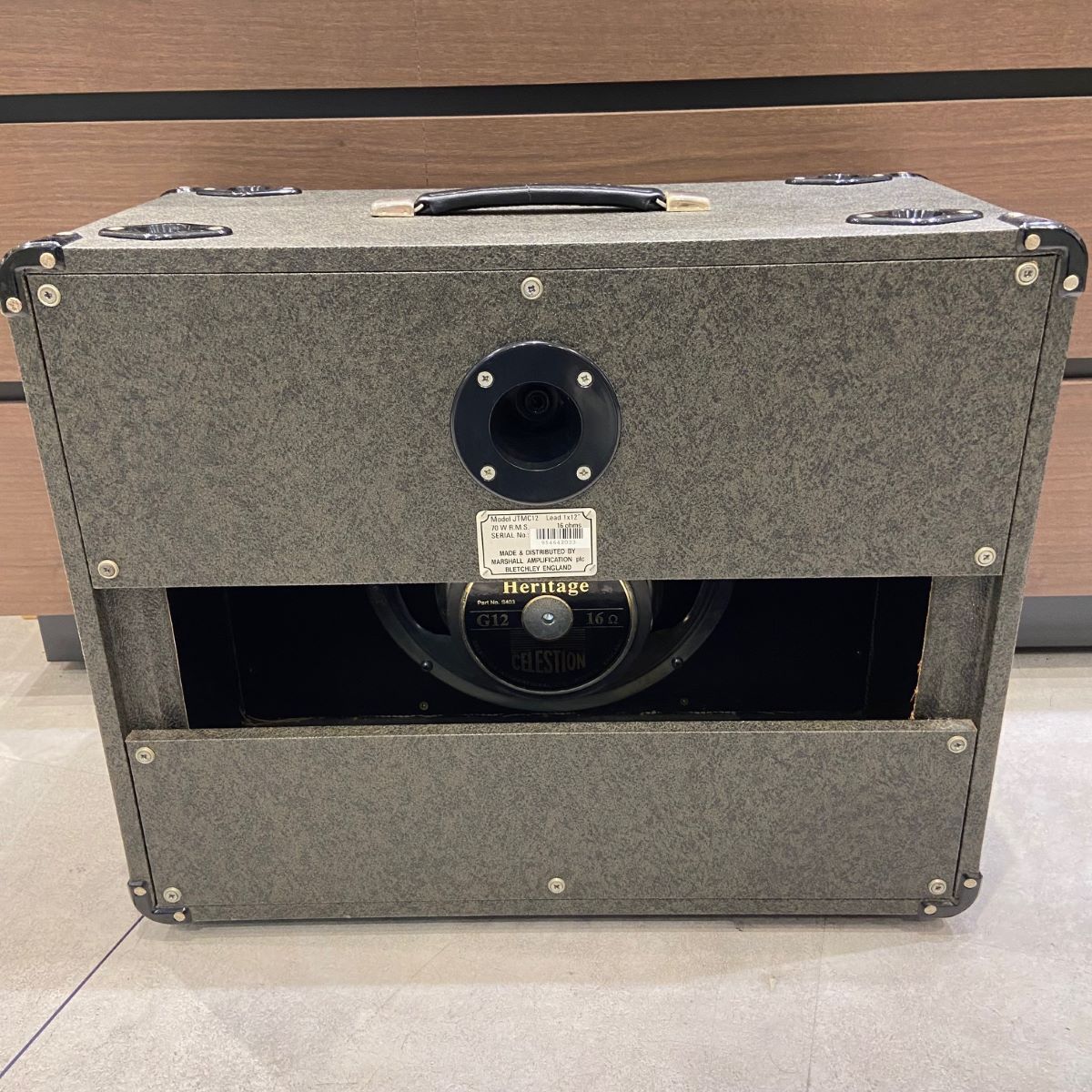 Marshall JTMC12 70W 12”×1 Speaker Cabinet 16Ω ギターアンプキャビネット （中古/送料無料）【楽器検索デジマート】