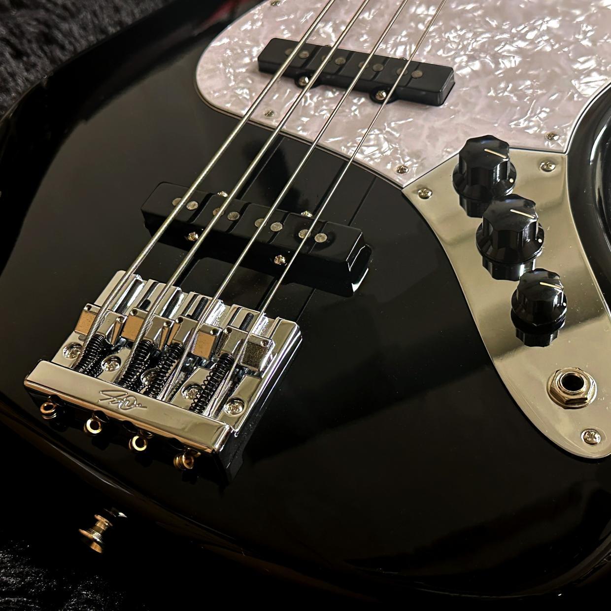 Fender U.S.A. Geddy Lee Jazz Bass, Maple Fingerboard, Black 【特価