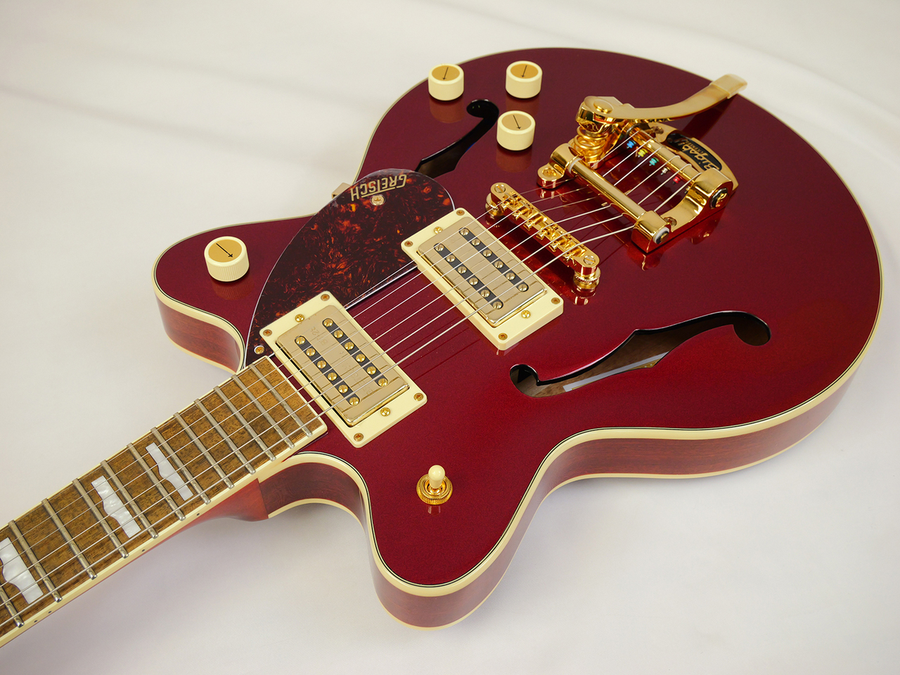 Gretsch G2657TG-QM STREAMLINER CENTER BLOCK JR. DOUBLE-CUT WITH
