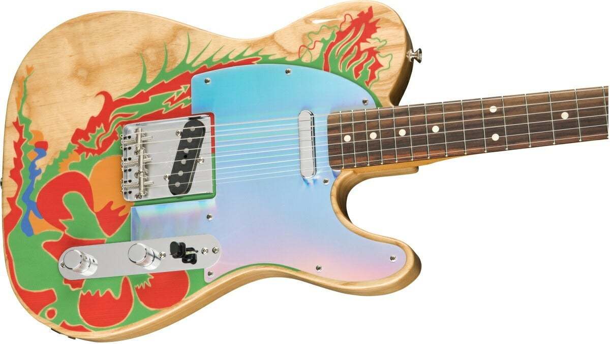 Fender Jimmy Page Telecaster Rosewood Fingerboard Natural ドラゴン