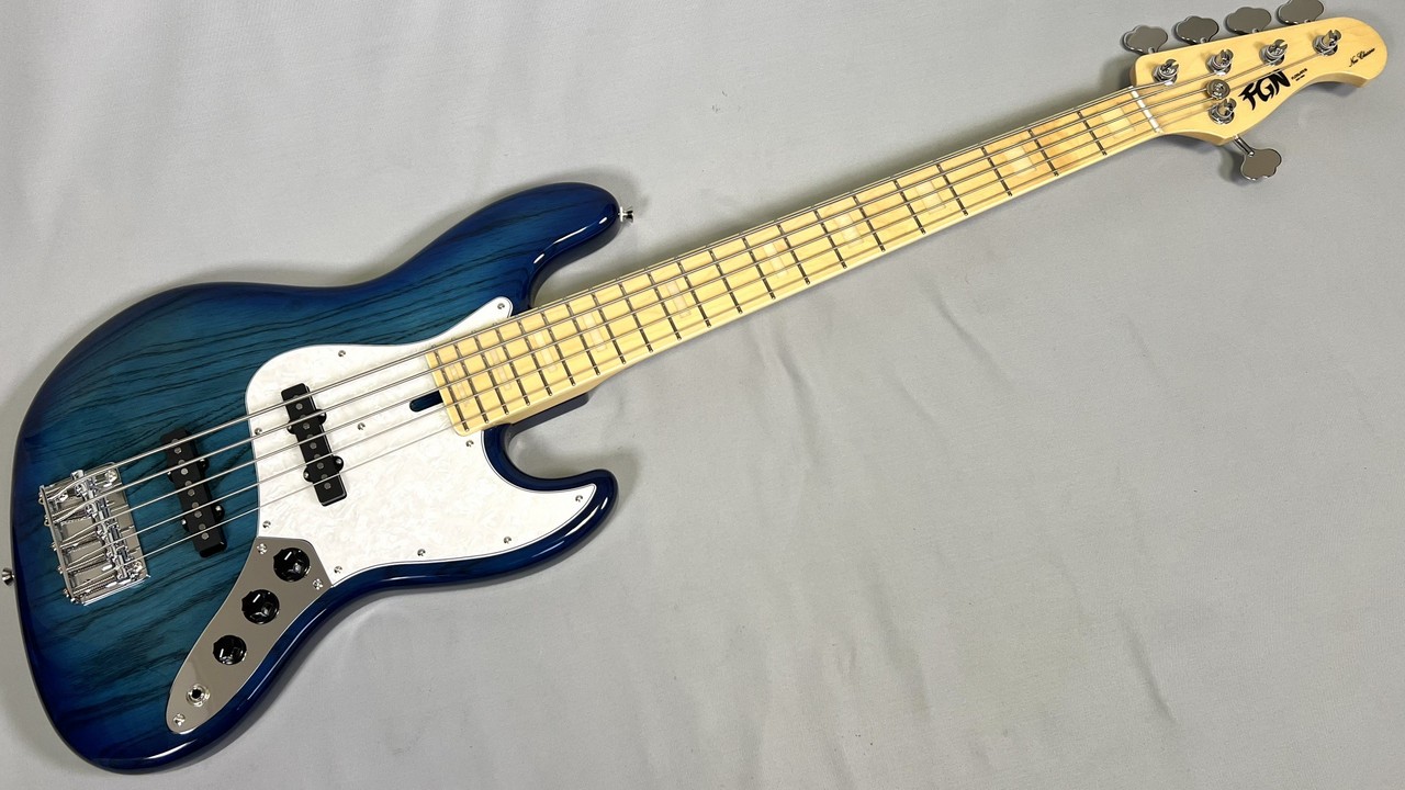 FUJIGEN(FGN) NJB100MBAHV-SBB (See-Thru Blue Burst)（新品）【楽器