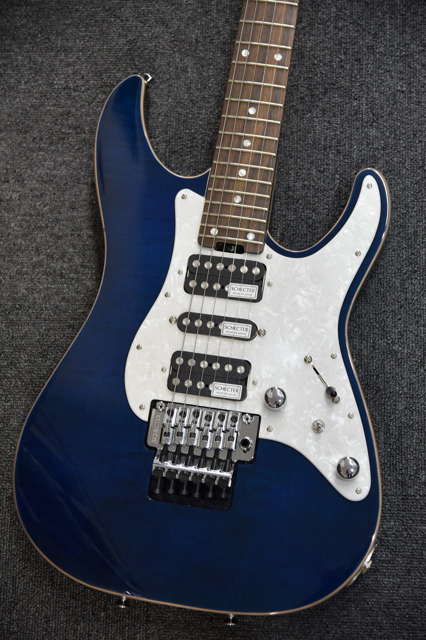 SCHECTER SD-2-24-AL BLU/R (See-thru Blue)（新品特価）【楽器検索