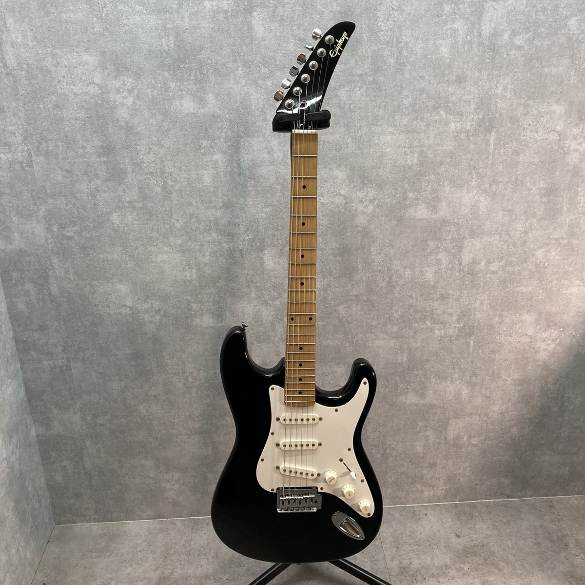 【激レア】安い　Epiphone S-310 ストラト　ブラック　ヴィンテージ 激レア】Epiphone S-310 ストラトブラックヴィンテージ