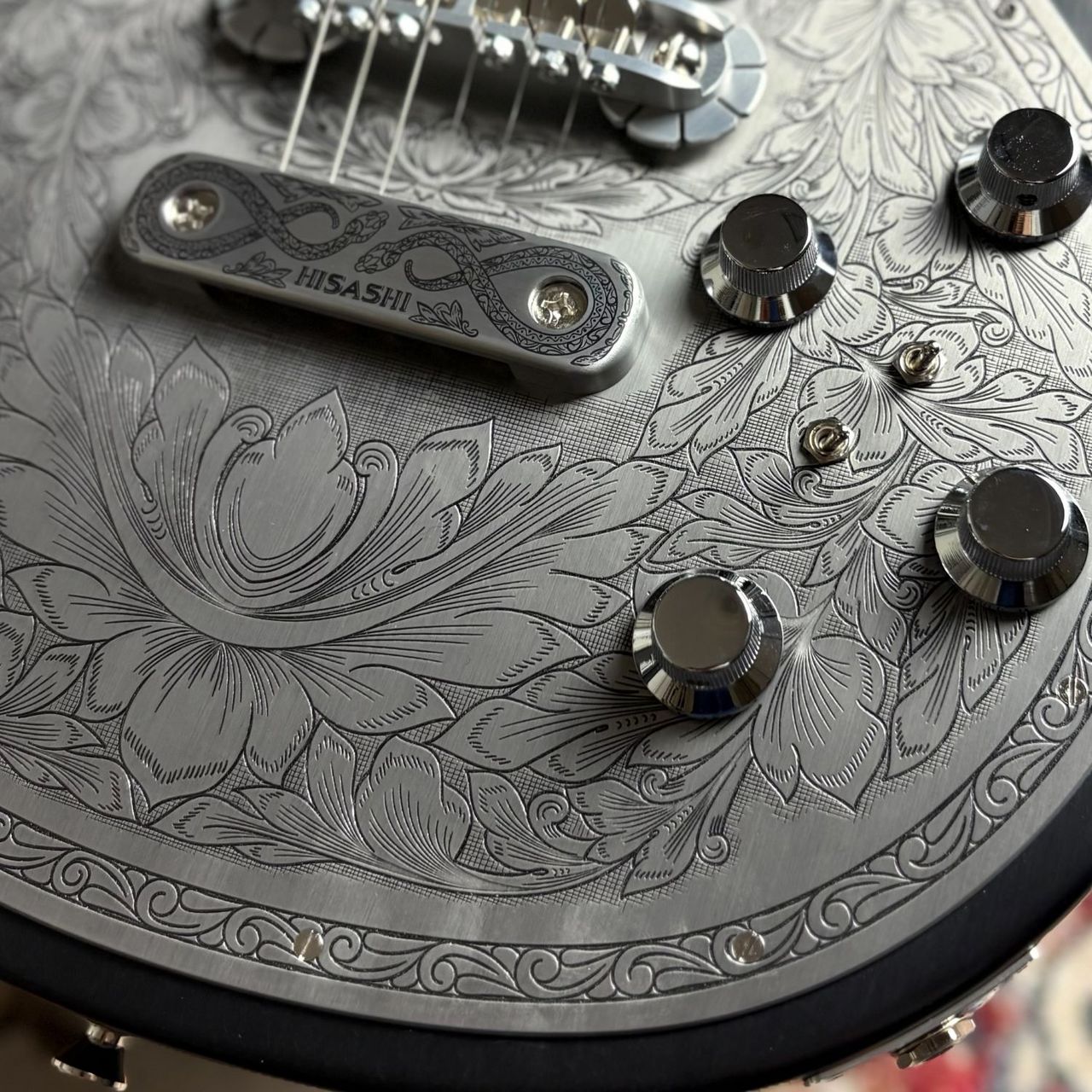 Zemaitis The Portrait Metal Front Hisashi Signature Model Black