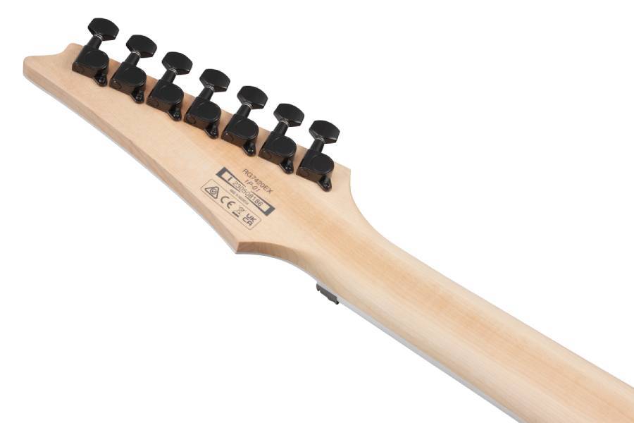 エレキギター ブラック IbanezRG7420EX -BKF (Black Flat)-《7弦ギター》【オンライン