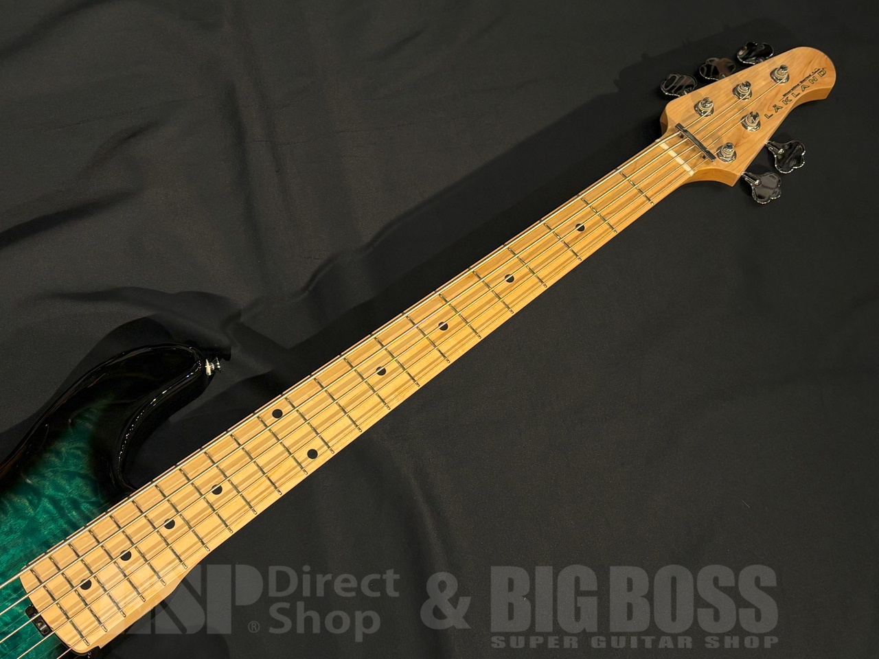 Lakland SL55-94 Deluxe Teal Green Sunburst / Maple FB（新品
