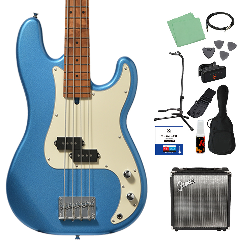 Bacchus BPB-1DX RSM/M 初心者セット Fenderアンプ付 LPB ユニバース 