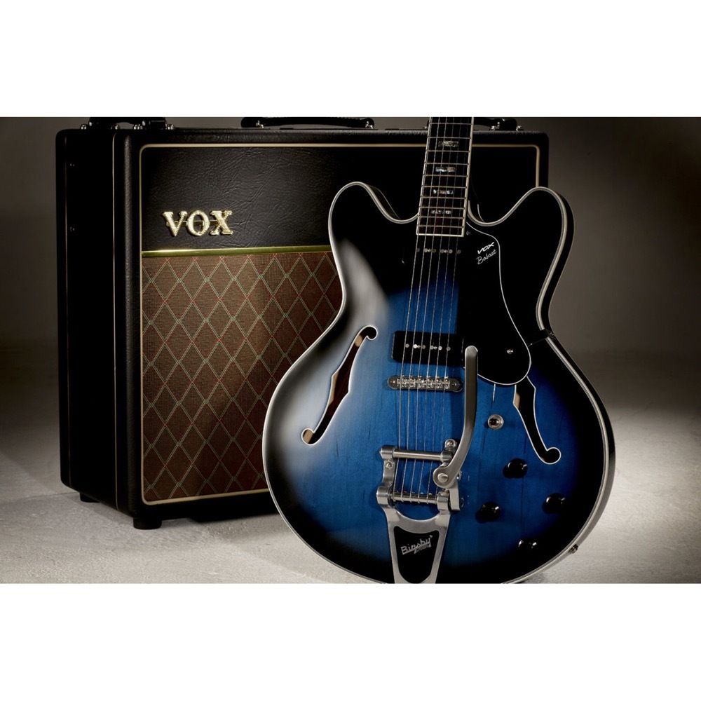 VOX Bobcat BC-V90B BL with Bigsby セミアコースティックギター（新品