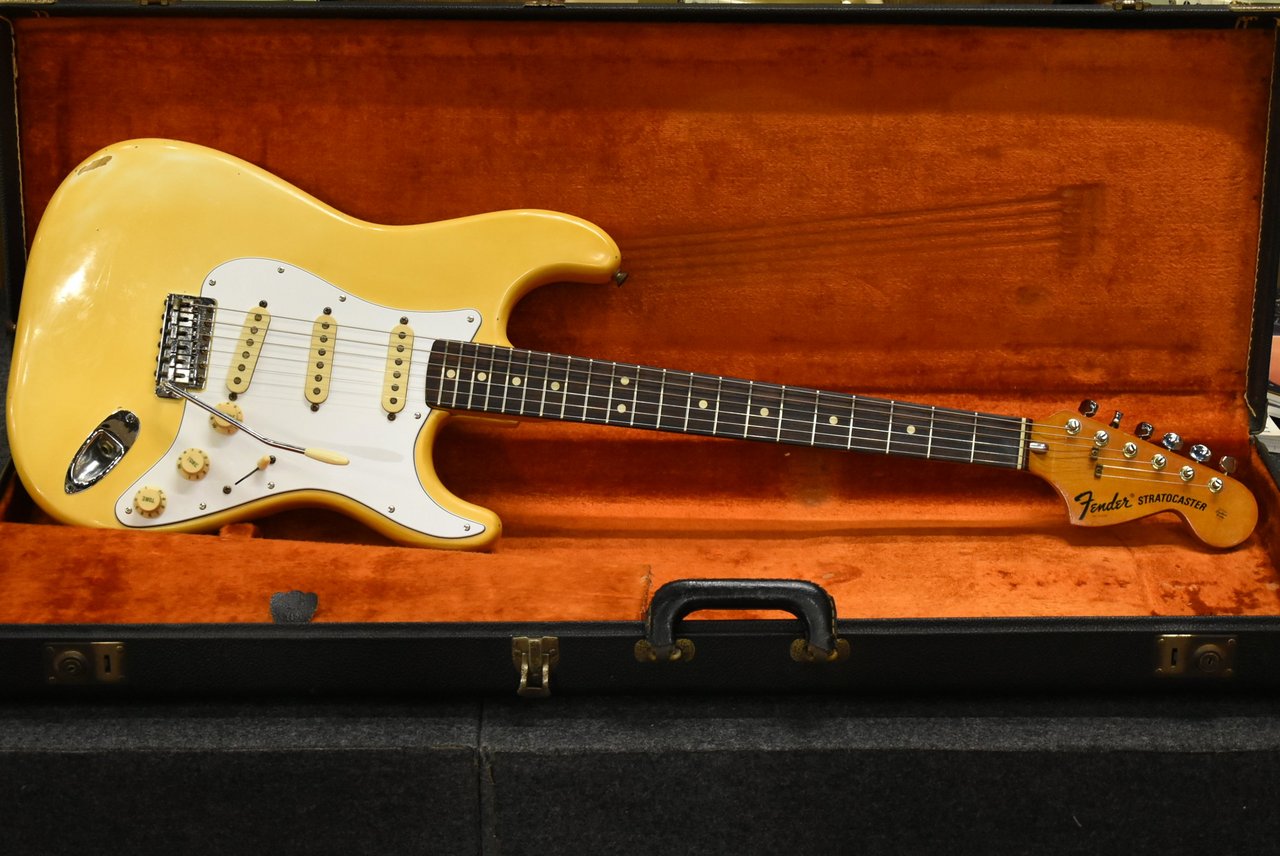 ストラトタイプ１Pボディ Fender 1976 Neck/1980 Body Stratocaster Olympic White【白