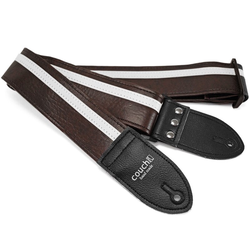 Couch Guitar Strap Racer X Brown/White（新品/送料無料）【楽器検索