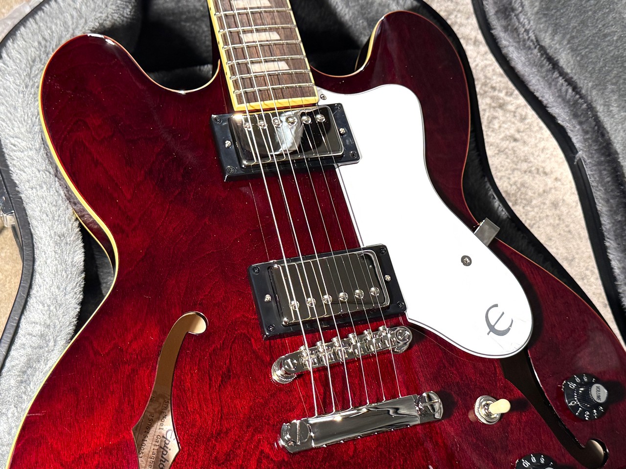 Epiphone Noel Gallagher Riviera ~Dark Wine Red~ #25061510051