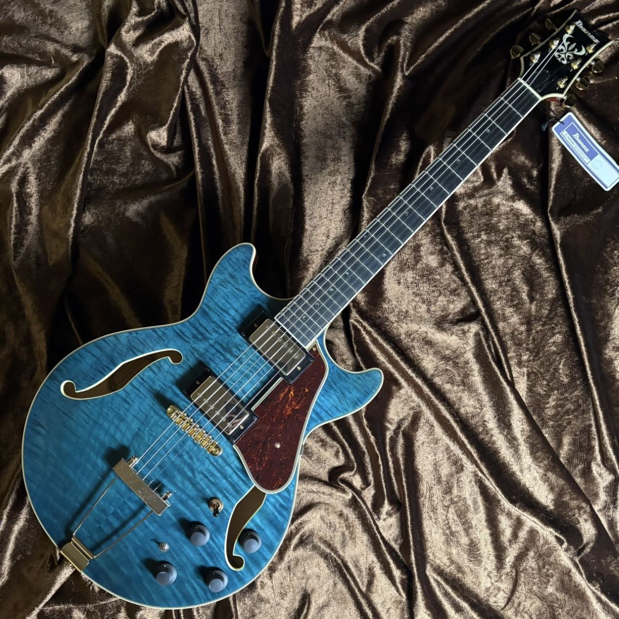 Ibanez amh-90qm フルアコ Ibanez AMH90QM TBL フルアコギター アイバニーズ 【 仙台ロフト