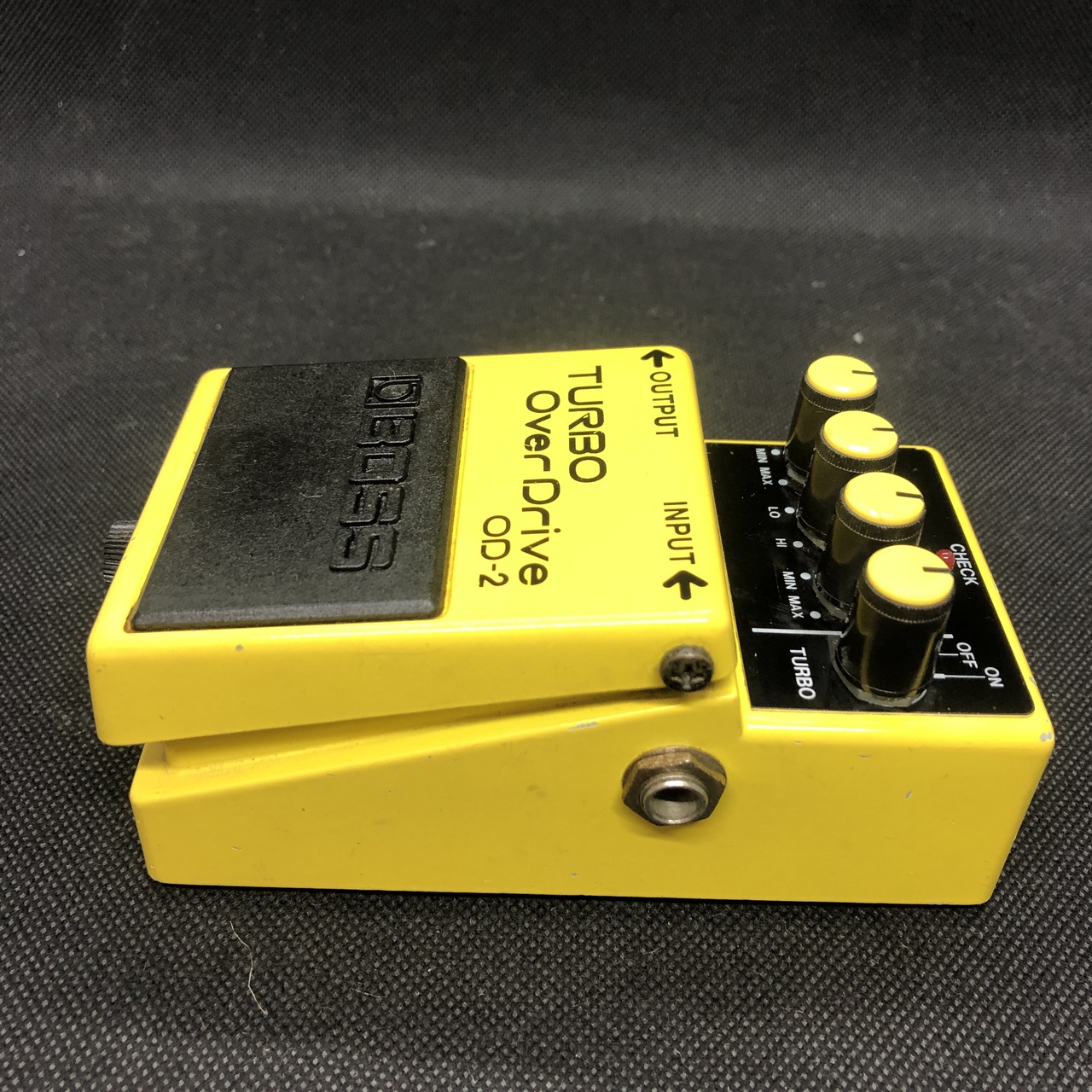 BOSS OD-2 TURBO Over Drive 1987年頃製造 MADE IN TAIWAN ACA電源