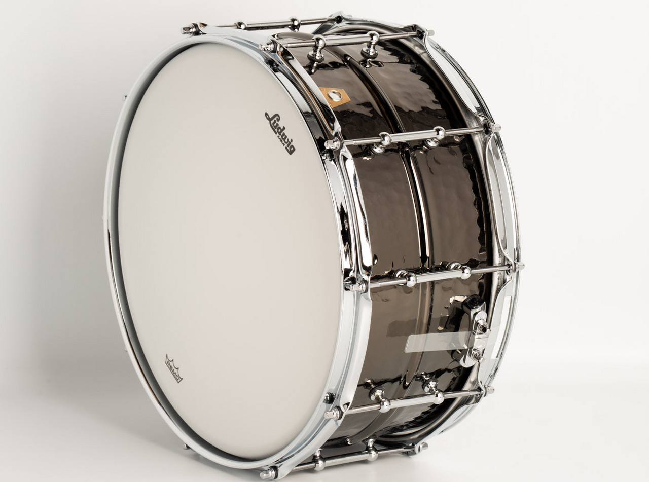 Ludwig LB417KT Supraphonic Hammered Tube Lugs / Black Beauty