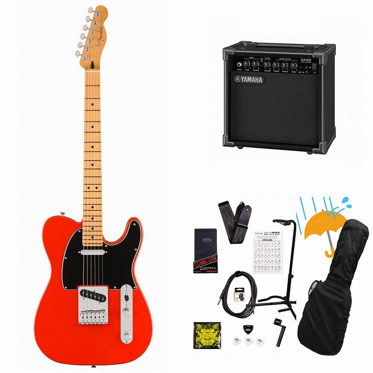 Fender Player II Telecaster Maple FB Coral Red エレキギター YAMAHA 