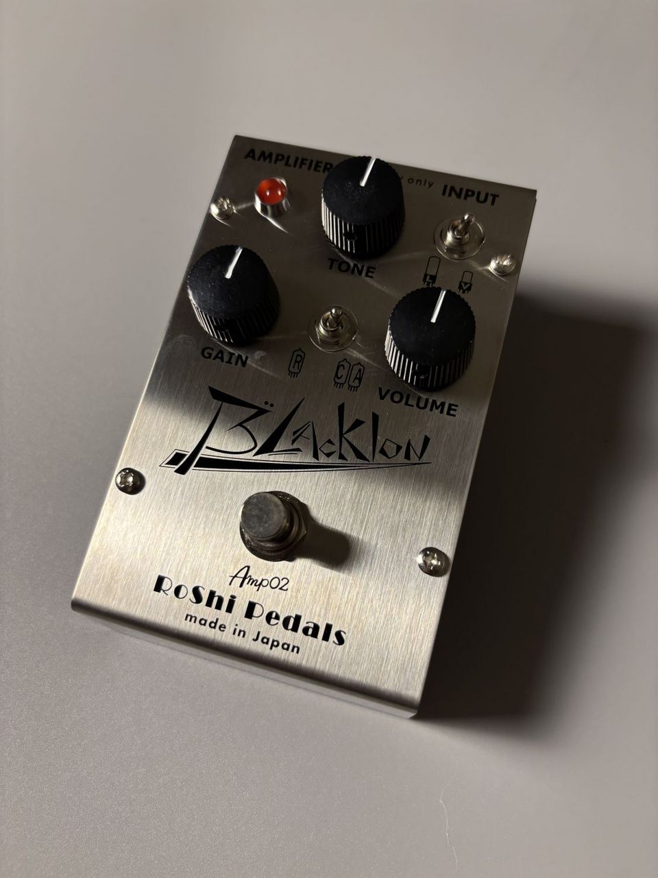 RoShi Pedals Blacklon【ブラックフェイス系オーバードライブ